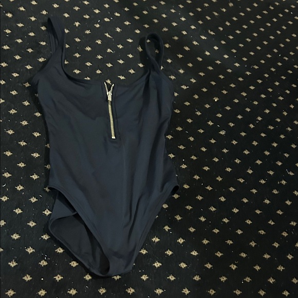 Michael Kors Other - Michael Kors Black Zippered One-Piece Swimsuit